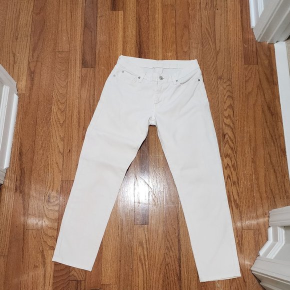 White Seven for All Mankind Jeans Size 28 - Picture 2 of 12
